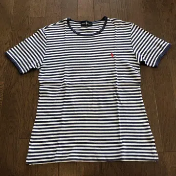 Ralph Lauren 스트라이프 티셔츠 M 사이즈 네이비 화이트