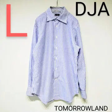TOMORROWLAND DJA 고급 셔츠 와이셔츠 스트라이프 익명 배송