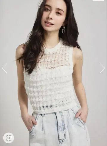리엔다 tops size 프리 화이트
