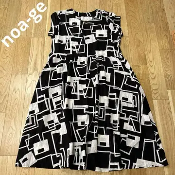 noa-ge 노아 올 패턴 원피스 L 사이즈