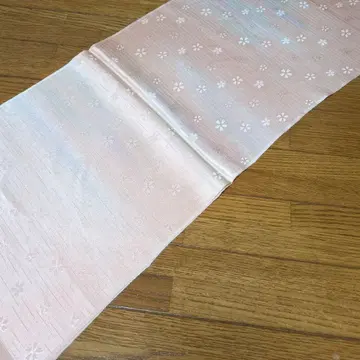 벚꽃 무늬 오비 장식 천 순수 실크