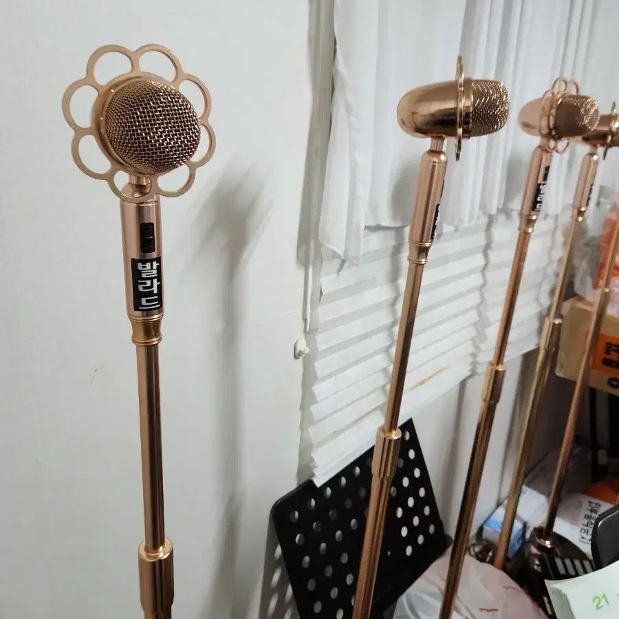 코인노래방인기 마이크 스텐드 해바라기 5대