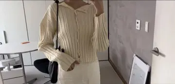 le17septembre RIB KNIT CARDIGAN 미사용 새상품