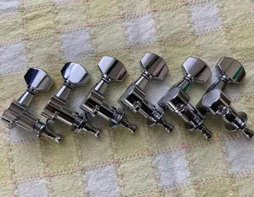 Gotoh 기타 페그 6개 세트 L6 크롬 미사용