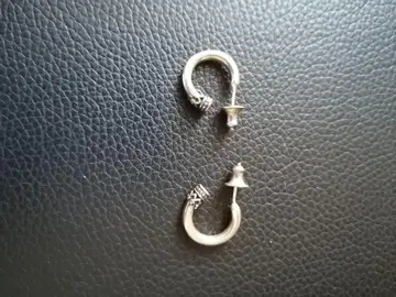 갓 사이즈 왕관 후프 귀걸이