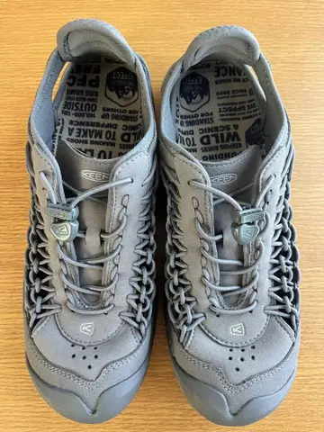KEEN 아웃도어 샌들 그레이 28cm