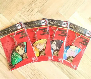 BANDAI 아크릴 키홀더 4개 세트