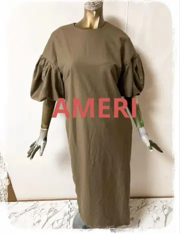 T16946 AMERI BALLOON SLEEVE DRESS M