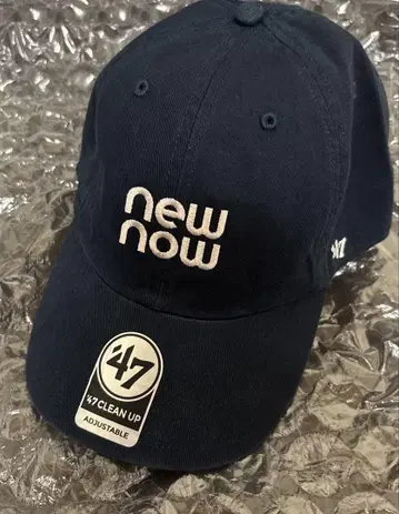 newnow 뉴나우 에이쿠라 나나 네이비 캡
