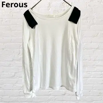 9983 Ferous 온워드 카시야마 긴팔 티셔츠 화이트 M 구제 의류