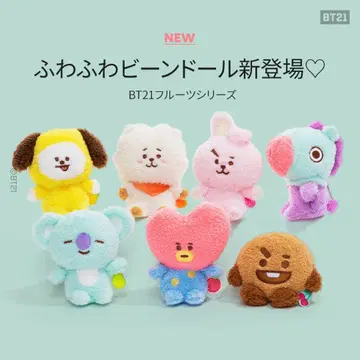 하라주쿠 스토어 한정판 BT21 후르츠 시리즈