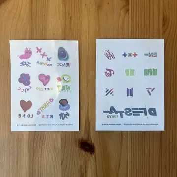 DEFESTA2022 스티커 시트 2매 세트