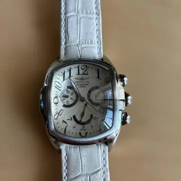 INVICTA 크로노그래프 손목시계 화이트