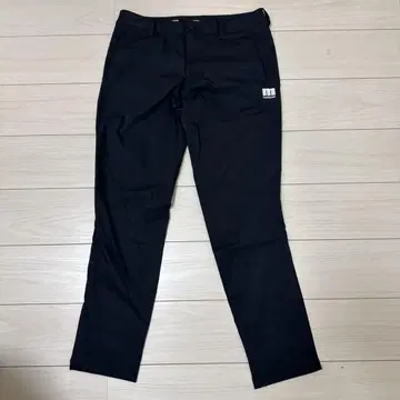 munsingwear 블랙 스트레이트 팬츠