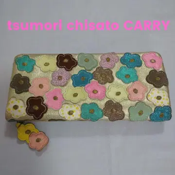 츠모리치사토 칼리 tsumori chisato CARRY 꽃무늬 장지갑