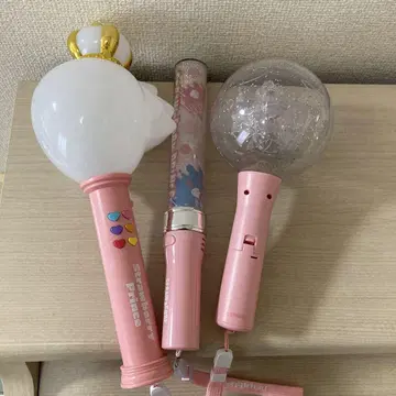 스토푸리 응원봉 딸기 응원봉 클리어 딸기 응원봉 3개 세트