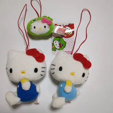헬로키티 봉제 인형 스트랩 3세트