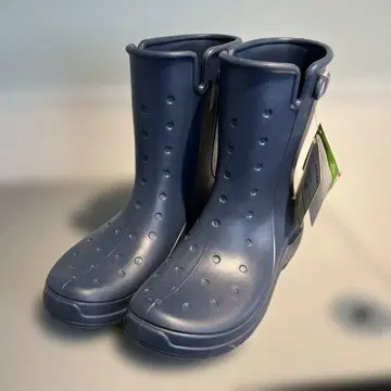 crocs 네이비 장화 28cm 미사용 새상품