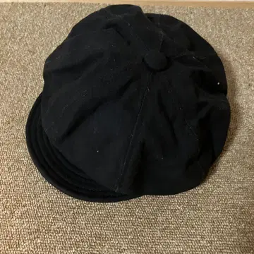 NEW YORK HAT 블랙 헌팅 캡 코튼 USA