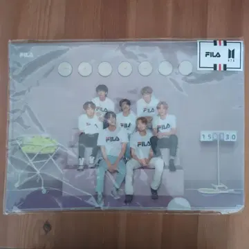 BTS FILA 클리어 파일 단체 1장 + 솔로 7장