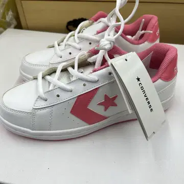 새상품 컨버스 CV UT-R PT 스니커즈 핑크 x 화이트 23.0cm