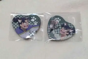닌타마 란타로 난자타운 하트 캔뱃지 식마 류자부로 시오에 몬지로
