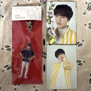 BTS SUGA LYS 아크릴 키링 미니 사진 세트