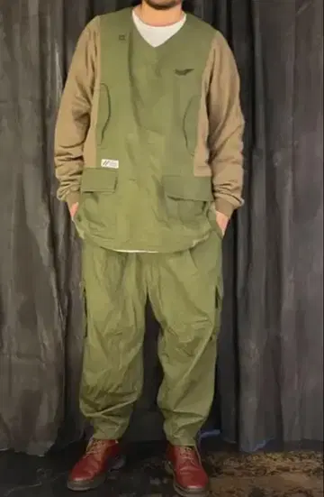 siva BDU POCKETS OVERSIZEDL-SLEEVE