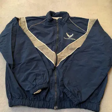 실물 U.S. AIR FORCE 밀리터리 자켓 네이비