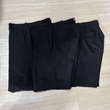 UNIQLO 감동 팬츠 스트레치 블랙 w82