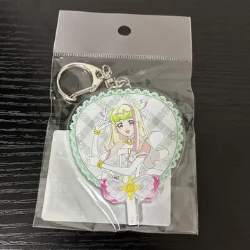 너와 아이돌 프리큐어 전 큐어즈큔 부채형 아크릴 키링
