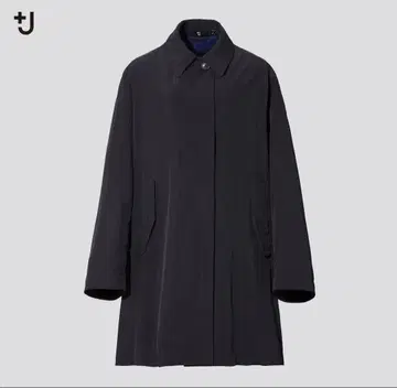 유니클로 +J 오버사이즈 라이트 코트 블랙