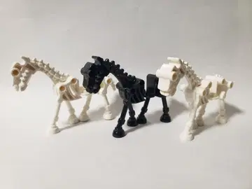 레고 성 시리즈 스켈레톤 말 해골 3마리 세트 정품 LEGO