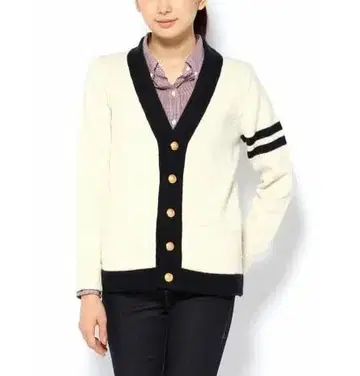 Deuxieme Classe 코튼 스쿨 가디건