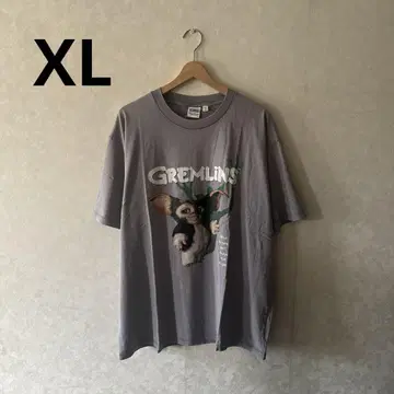 GU x 그렘린 남성용 워시드 그래픽 T(5부 소매) XL 사이즈