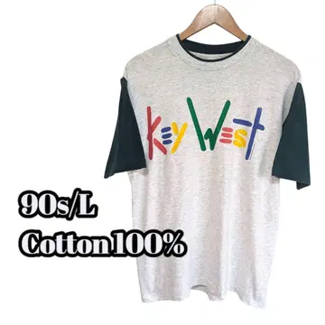 90s Key West 티셔츠 절개