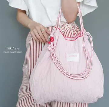 핑크 숄더백