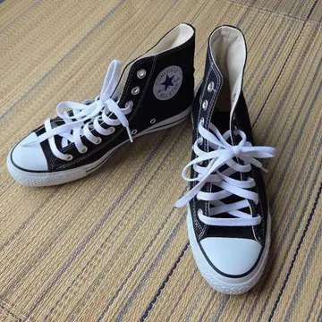 CONVERSE 하이컷 스니커즈 블랙 25.0cm