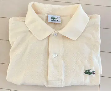 LACOSTE 피케 셔츠 옐로우 컬러 사이즈 2