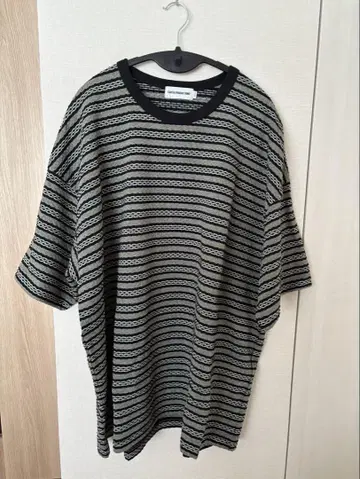 COOTIE JACQUARD BORDER S/S TEE M