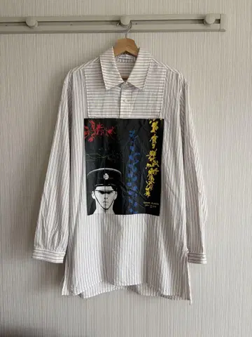 JW ANDERSON 스트라이프 그래픽 셔츠