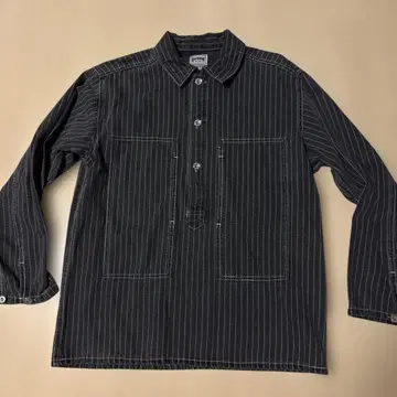 used 휴스턴 풀오버 워바시 긴팔 셔츠 M 블랙 워시
