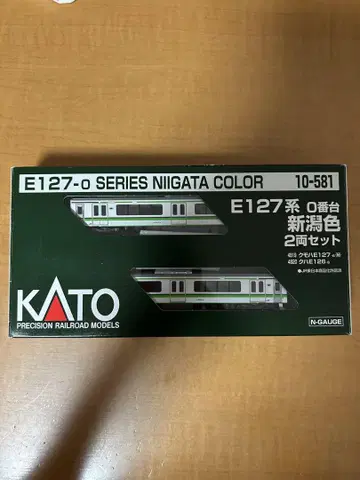 KATO(10-581) E127계 니가타색 2량 세트 N게이지