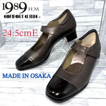 새상품급 컴포트클리닉 펌프스 스트랩 브라운 24.5cm 3E