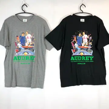 미사용 오드리 올나이트 닛폰 in 도쿄돔 기념 티셔츠 2매 세트