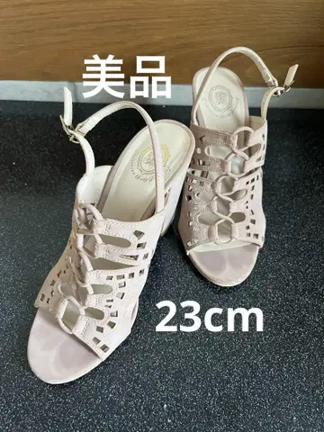 프로포션 드레싱 베이지 핑크 샌들 23cm