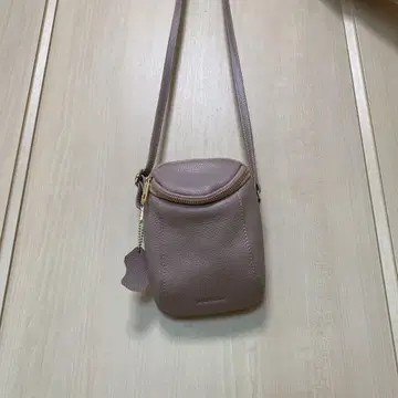 레이지 수잔 핑크 합성 피혁 스마트폰 숄더백