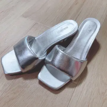 카스타네 24ss kastane 뮬 샌들 실버