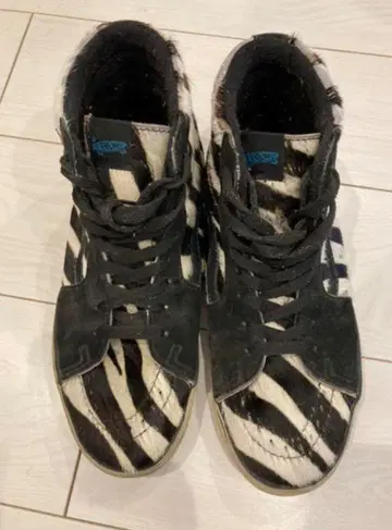 VANS 반스 제브라 패턴 송치 원단
