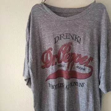 닥터페퍼 DrPepper 티셔츠 그레이